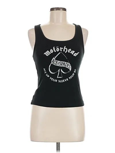 Pre-owned Assorted Brands Tank Top Black Halter Neckline Tops