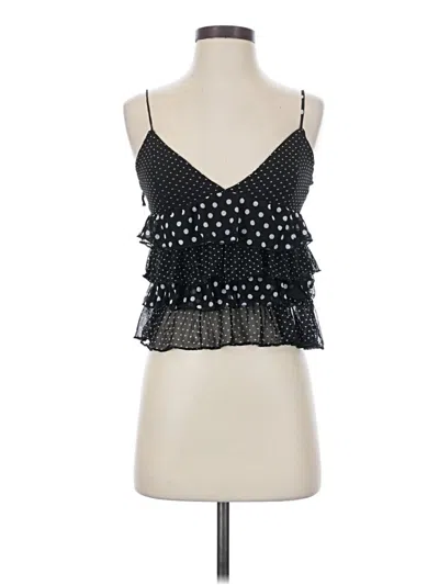 Pre-owned Assorted Brands Tank Top Black Halter Neckline Tops