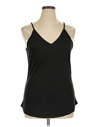 Assorted Brands Tank Top Black Halter Neckline Tops