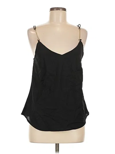 Pre-owned Assorted Brands Tank Top Black Halter Neckline Tops