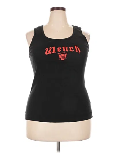 Pre-owned Assorted Brands Tank Top Black Halter Neckline Tops