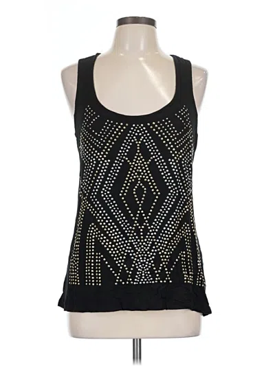 Pre-owned Assorted Brands Tank Top Black Halter Neckline Tops