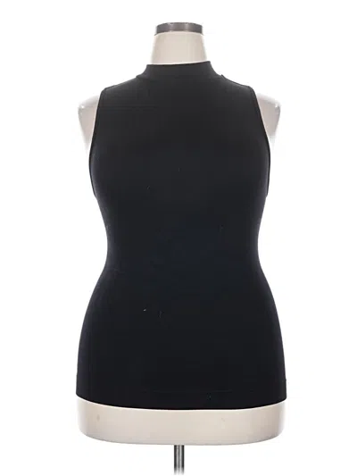 Pre-owned Assorted Brands Tank Top Black High Neck Tops