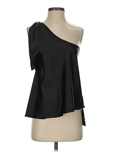 Assorted Brands Tank Top Black One Shoulder Neckline Tops