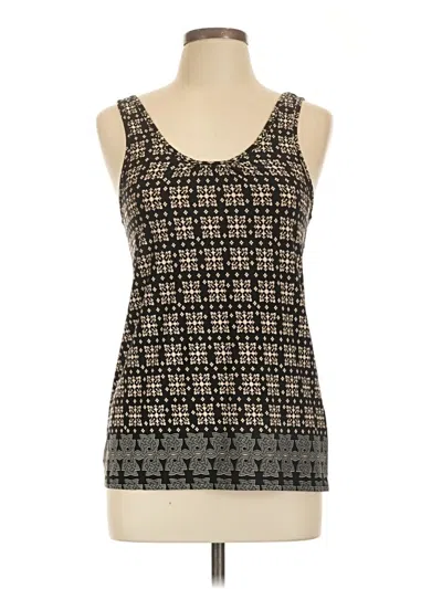 Pre-owned Assorted Brands Tank Top Black Square Neckline Tops