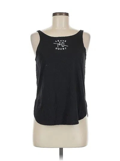 Pre-owned Assorted Brands Tank Top Black Strapless Neckline Tops