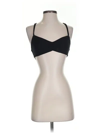 Pre-owned Assorted Brands Tank Top Black Strapless Neckline Tops