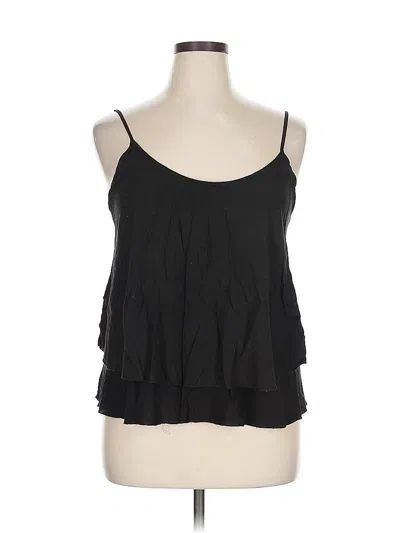 Pre-owned Assorted Brands Tank Top Black Strapless Neckline Tops