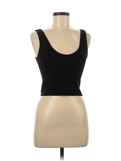 Pre-owned Assorted Brands Tank Top Black Strapless Neckline Tops