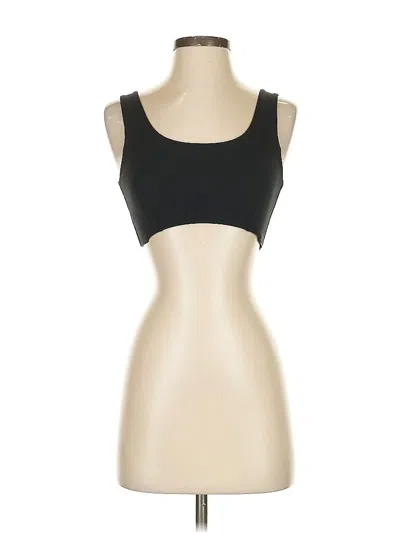 Pre-owned Assorted Brands Tank Top Black Strapless Neckline Tops