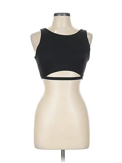 Pre-owned Assorted Brands Tank Top Black Strapless Neckline Tops