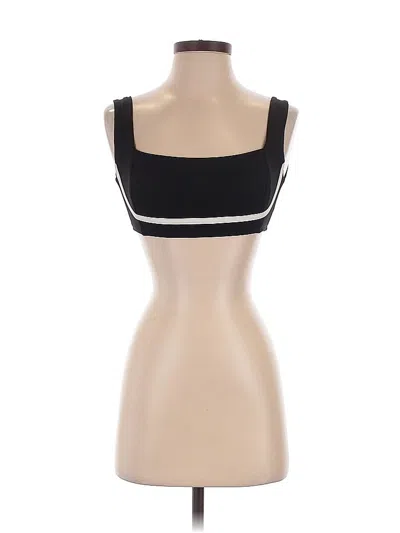 Pre-owned Assorted Brands Tank Top Black Strapless Neckline Tops