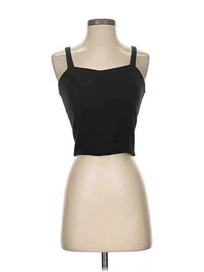 Pre-owned Assorted Brands Tank Top Black Strapless Neckline Tops