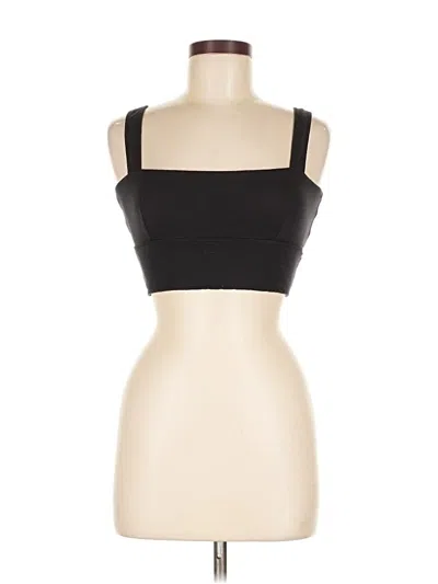 Pre-owned Assorted Brands Tank Top Black Strapless Neckline Tops