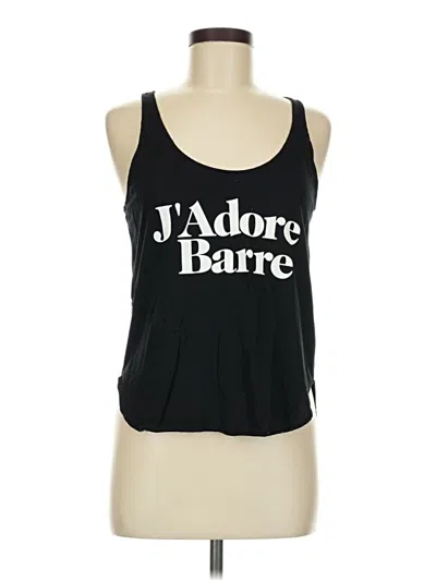Pre-owned Assorted Brands Tank Top Black Strapless Neckline Tops