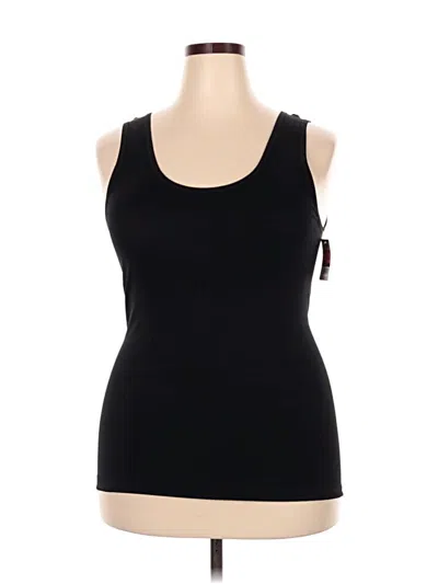 Pre-owned Assorted Brands Tank Top Black Strapless Neckline Tops