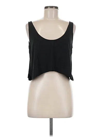 Pre-owned Assorted Brands Tank Top Black Strapless Neckline Tops