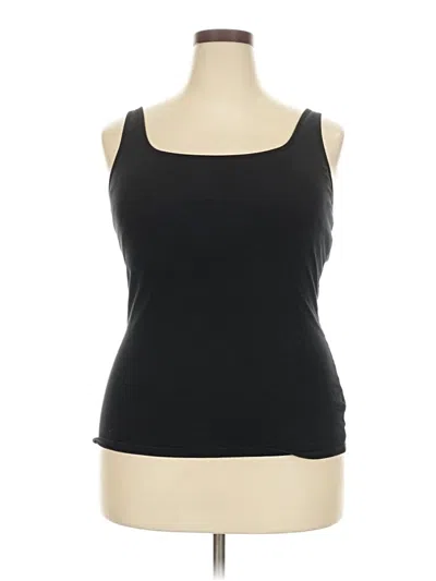 Pre-owned Assorted Brands Tank Top Black Strapless Neckline Tops