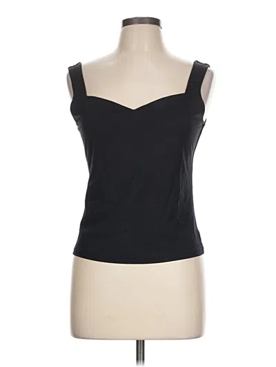 Pre-owned Assorted Brands Tank Top Black Strapless Neckline Tops
