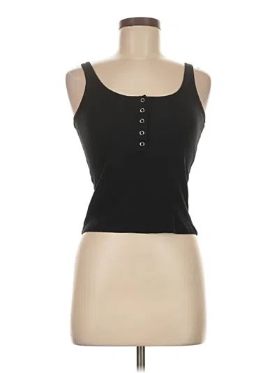 Pre-owned Assorted Brands Tank Top Black Strapless Neckline Tops