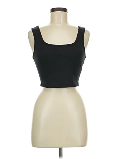 Pre-owned Assorted Brands Tank Top Black Strapless Neckline Tops