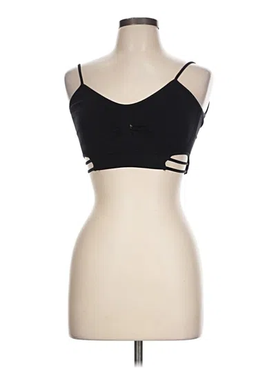 Pre-owned Assorted Brands Tank Top Black Strapless Neckline Tops