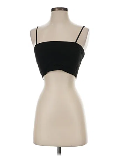 Pre-owned Assorted Brands Tank Top Black Strapless Neckline Tops