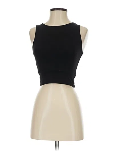 Pre-owned Assorted Brands Tank Top Black Strapless Neckline Tops