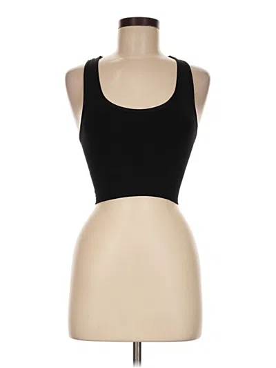 Pre-owned Assorted Brands Tank Top Black Strapless Neckline Tops