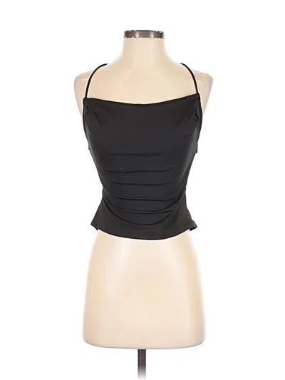 Pre-owned Assorted Brands Tank Top Black Strapless Neckline Tops