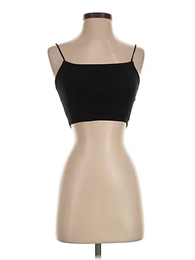 Pre-owned Assorted Brands Tank Top Black Strapless Neckline Tops