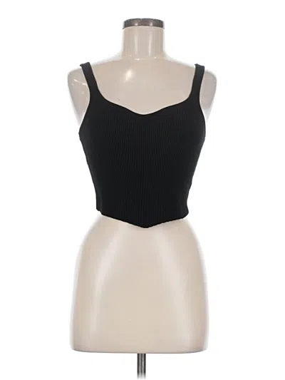 Pre-owned Assorted Brands Tank Top Black Strapless Neckline Tops