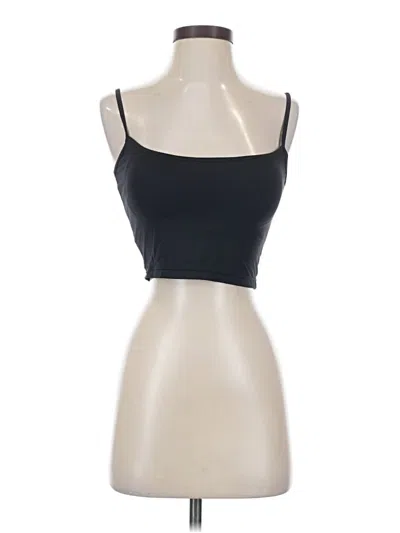 Pre-owned Assorted Brands Tank Top Black Strapless Neckline Tops