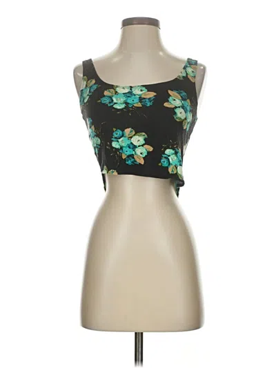 Pre-owned Assorted Brands Tank Top Black Strapless Neckline Tops