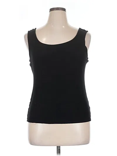 Pre-owned Assorted Brands Tank Top Black Strapless Neckline Tops
