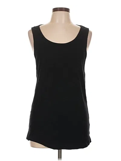 Pre-owned Assorted Brands Tank Top Black Strapless Neckline Tops