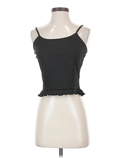 Pre-owned Assorted Brands Tank Top Black Strapless Neckline Tops
