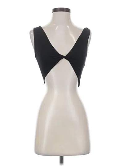 Pre-owned Assorted Brands Tank Top Black Strapless Neckline Tops