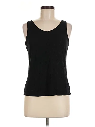 Pre-owned Assorted Brands Tank Top Black Strapless Neckline Tops