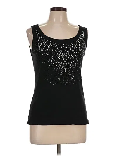 Pre-owned Assorted Brands Tank Top Black Strapless Neckline Tops