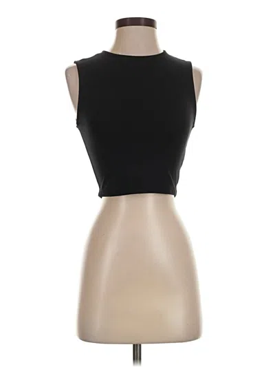 Pre-owned Assorted Brands Tank Top Black Strapless Neckline Tops