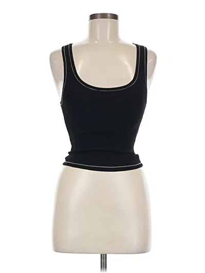 Pre-owned Assorted Brands Tank Top Black Strapless Neckline Tops