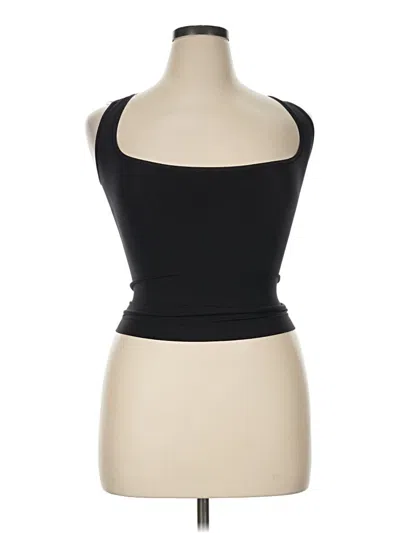 Pre-owned Assorted Brands Tank Top Black Strapless Neckline Tops