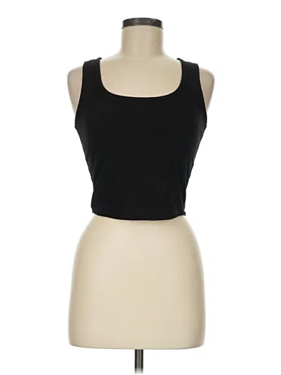 Pre-owned Assorted Brands Tank Top Black Strapless Neckline Tops