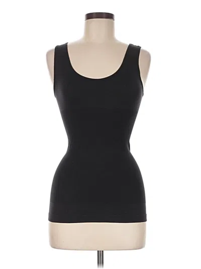Pre-owned Assorted Brands Tank Top Black Strapless Neckline Tops