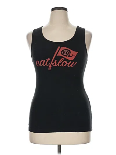 Pre-owned Assorted Brands Tank Top Black Strapless Neckline Tops