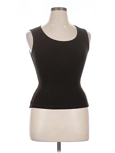 Pre-owned Assorted Brands Tank Top Black Strapless Neckline Tops