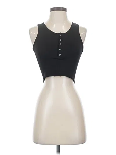 Pre-owned Assorted Brands Tank Top Black Strapless Neckline Tops