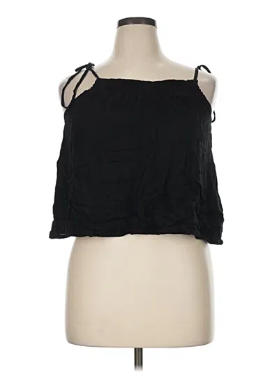 Assorted Brands Tank Top Black Strapless Neckline Tops