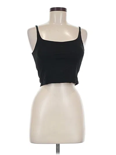 Pre-owned Assorted Brands Tank Top Black Strapless Neckline Tops